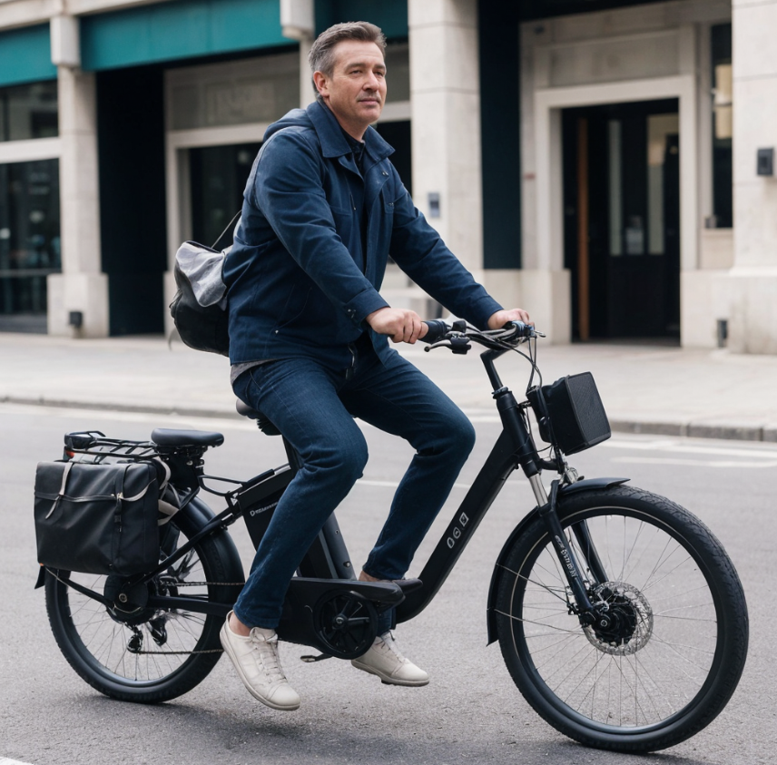 make a featured image for a blog post about, "Father's Day Gift Guide: Why Every Dad Deserves an Electric Bike This Father’s Day"