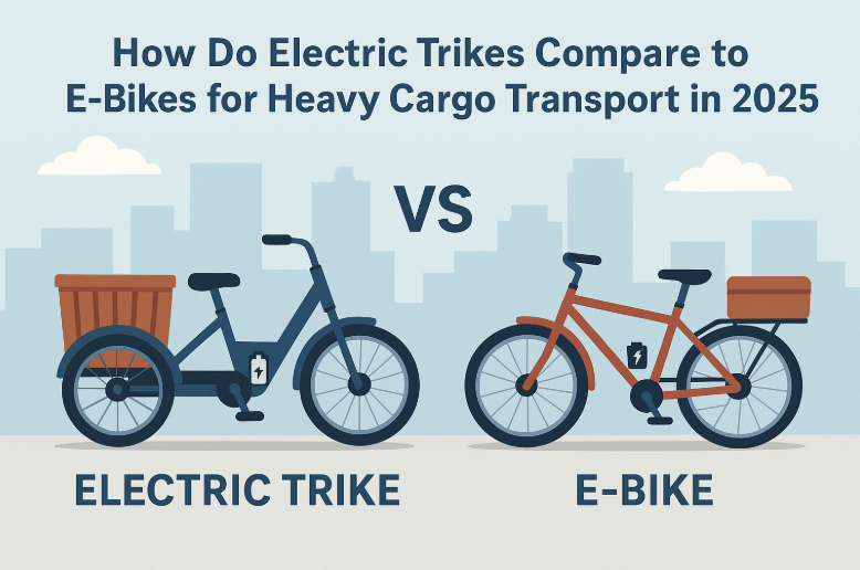 How Do Electric Trikes Compare to E-Bikes for Heavy Cargo Transport in 2025