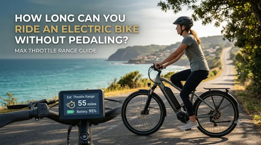 How Long Can You Ride an Electric Bike Without Pedaling