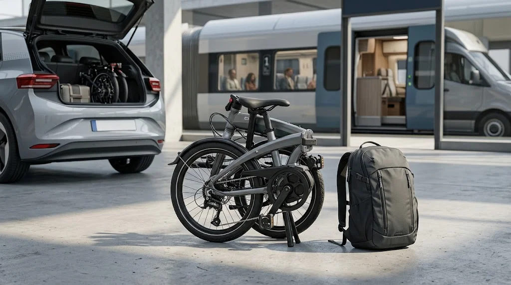 Folding Electric Bikes That Fit in a Backpack